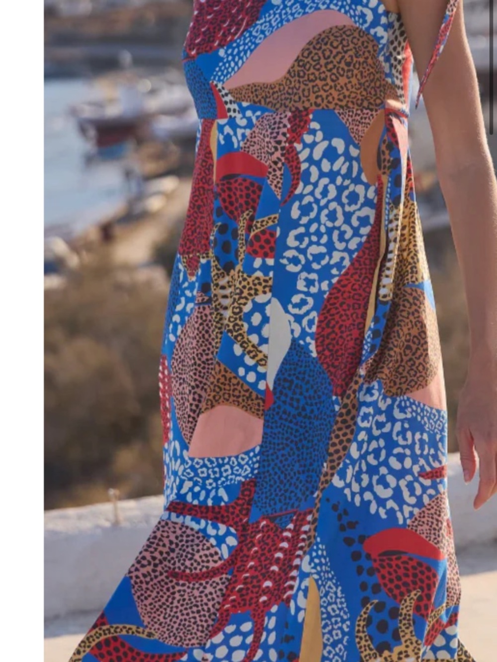 IN SEARCH OF size small Oliphant dress in nautilus print .